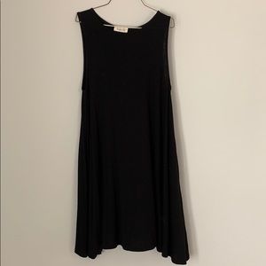 Simple, black tshirt dress
